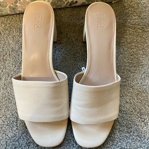 Kitten heels worn once from Amazon